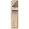 Ekena Millwork Imperial Arts & Crafts Rough Sawn Outlooker, Douglas Fir, 8"W x 16"D x 28"H OUT08X16X28IMP03RDF - alternate 4